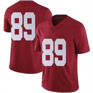 NCAA Men's Alabama Crimson Tide #89 Grant Krieger Stitched College Nike Authentic No Name Crimson Football Jersey EW17X37RJ